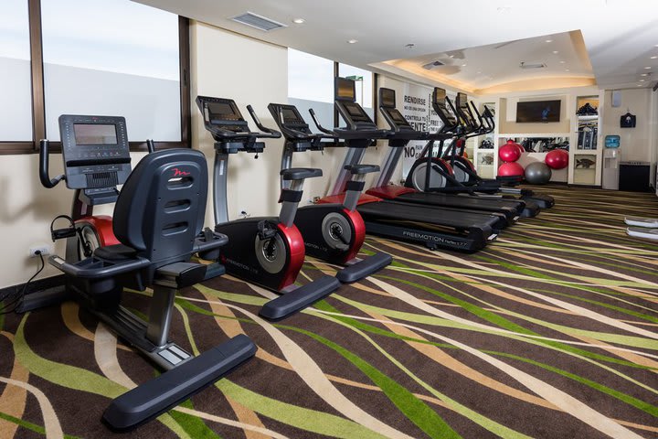 Equipped fitness center