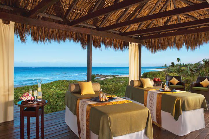 The Spa offers massages with ocean view