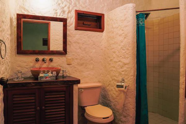 Interior de un baño