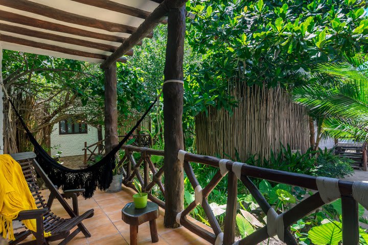 Habitación con vista al jardín