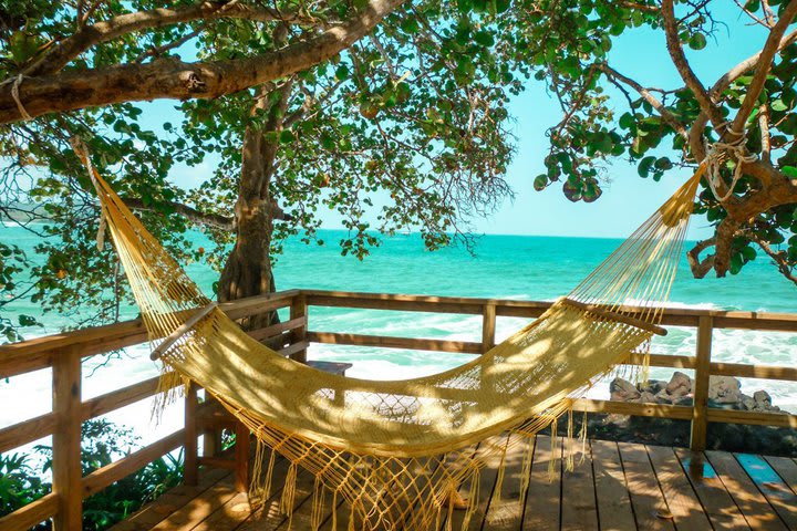 Hammock overlooking the sea