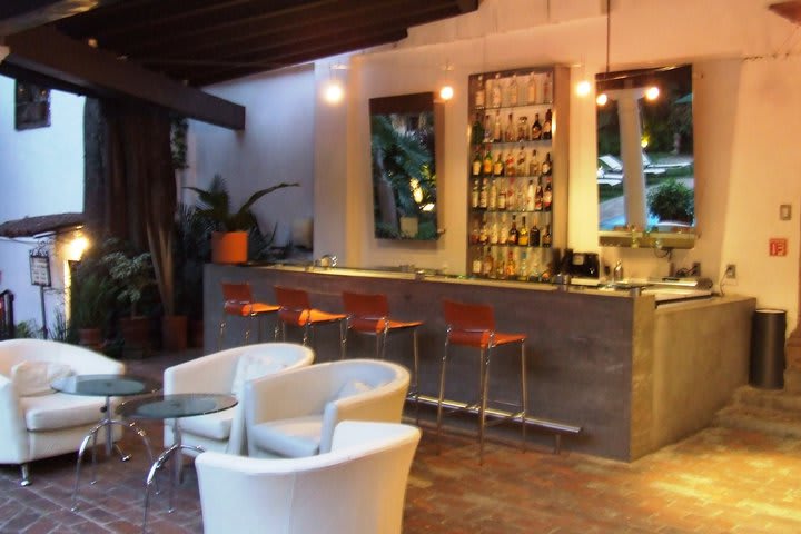 The bar at Hotel Casa Colonial