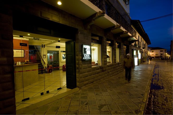 Facade of the hotel