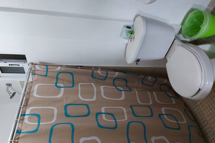 Interior de un baño privado