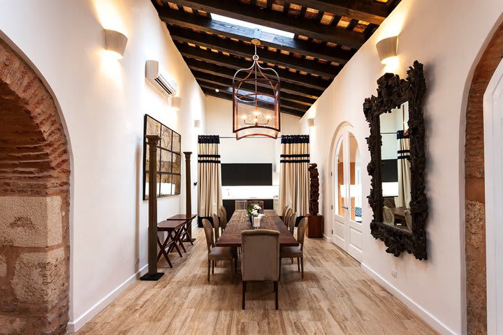 Dining area in the house