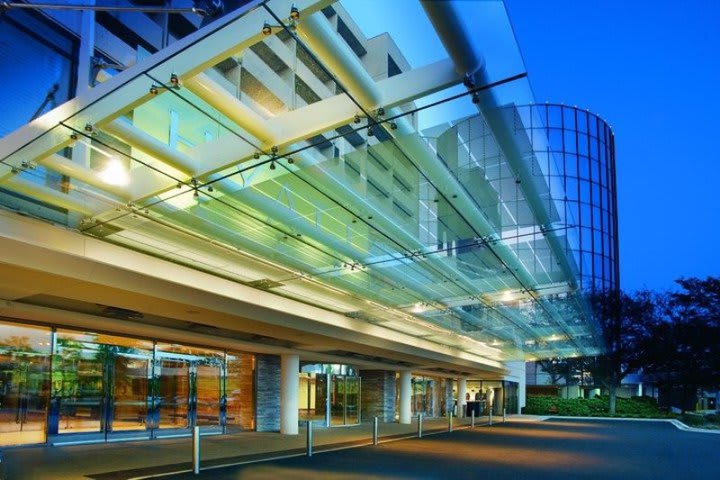 Entrance to the Hyatt Regency O'Hare hotel in Rosemont