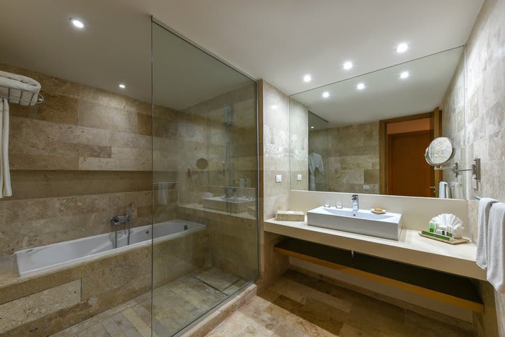 Private guest bathroom