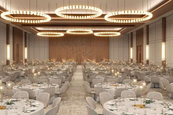 Salón de eventos (imagen generada por computadora)