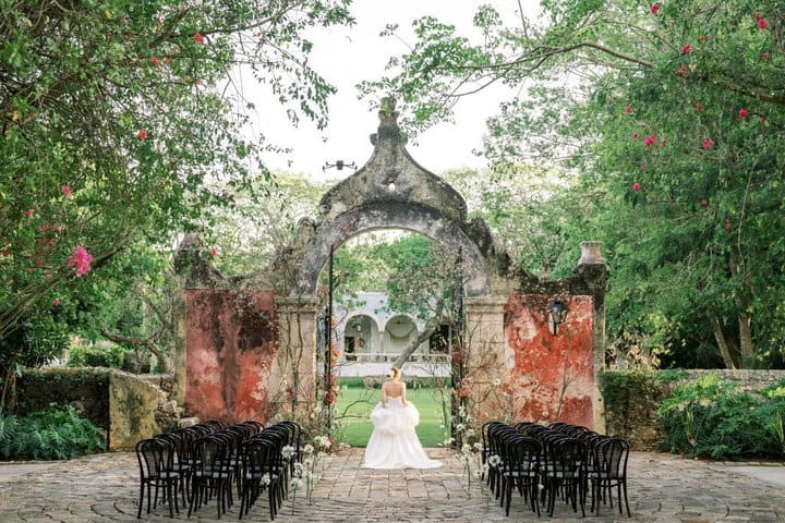 El hotel es una antigua hacienda henequenera