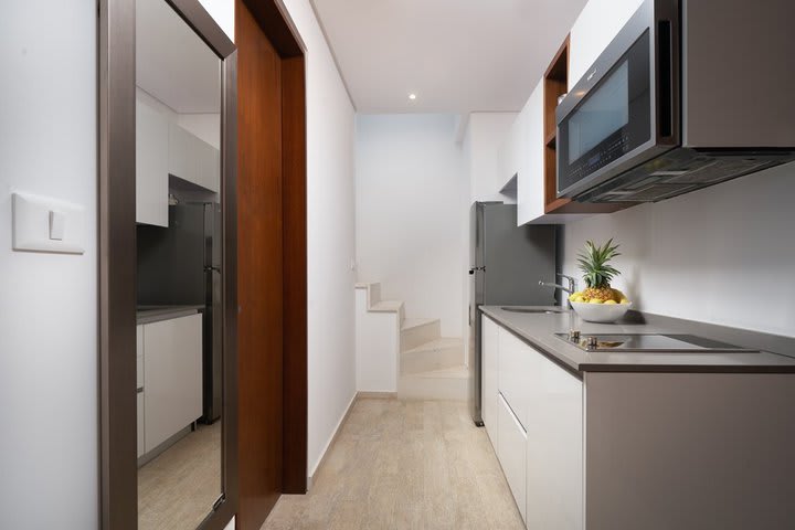 Cocina de un Estudio penthouse