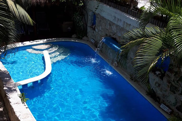 Vista de la piscina