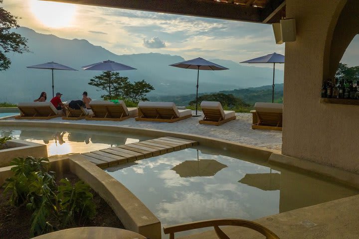 Terraza con vistas al valle