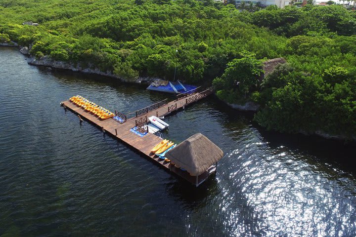 The pier is ideal for small boats