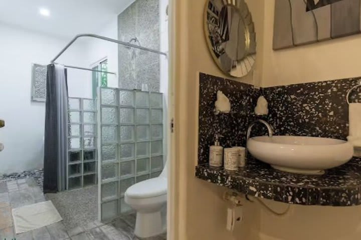 Interior de un baño