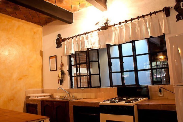 Cocina de la cabaña familiar