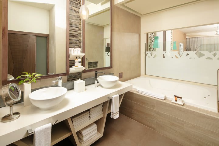 Bathroom with double sink