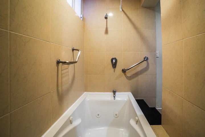 Bathroom with tub