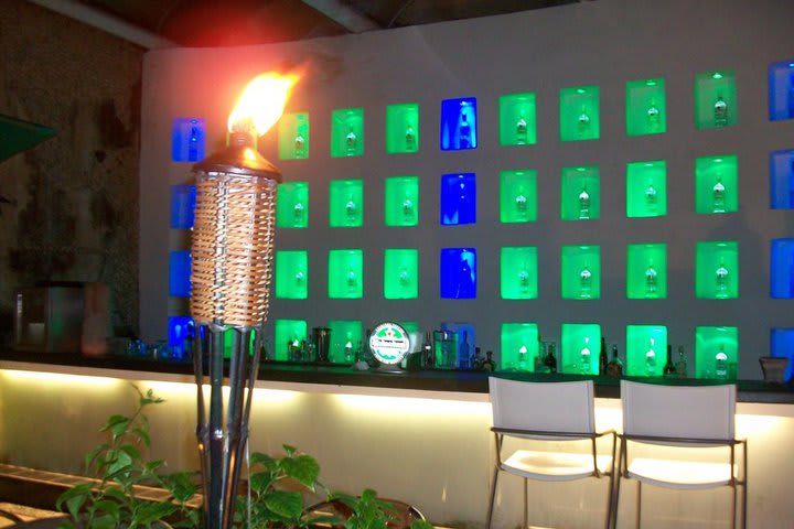 Bar at the Piedra de Agua hotel in Merida