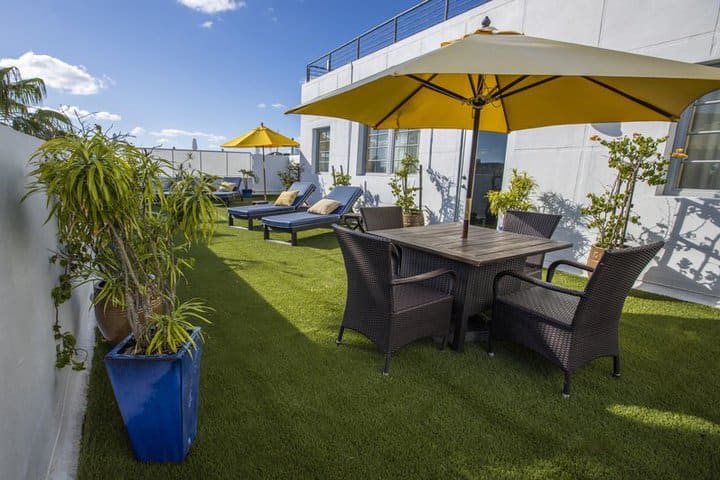 Terraza de estudio penthouse