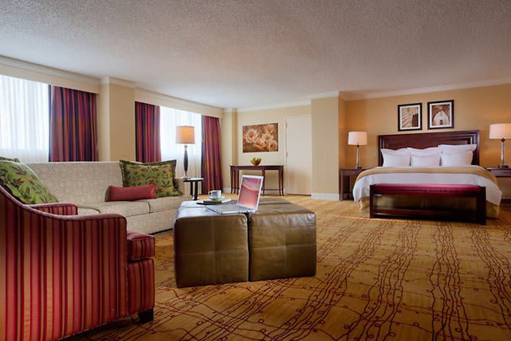 Suite lujosa del hotel Marriott Riverwalk