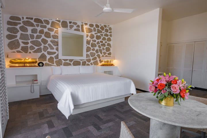 Bed in a Brisas Beach Club casita