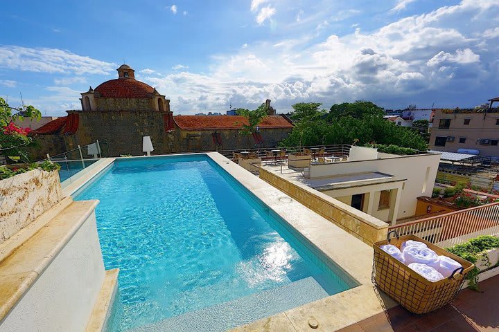 Piscina con vista panorámica