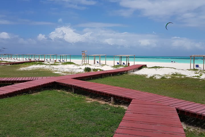 Vista de la playa