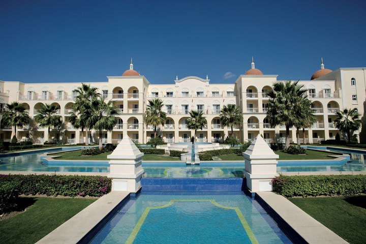 Facade of the hotel