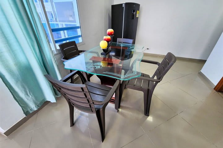 Área de comedor de un apartamento