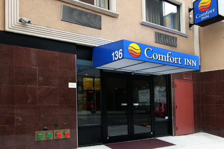 Entrance to the Comfort Inn Lower East Side in New York
