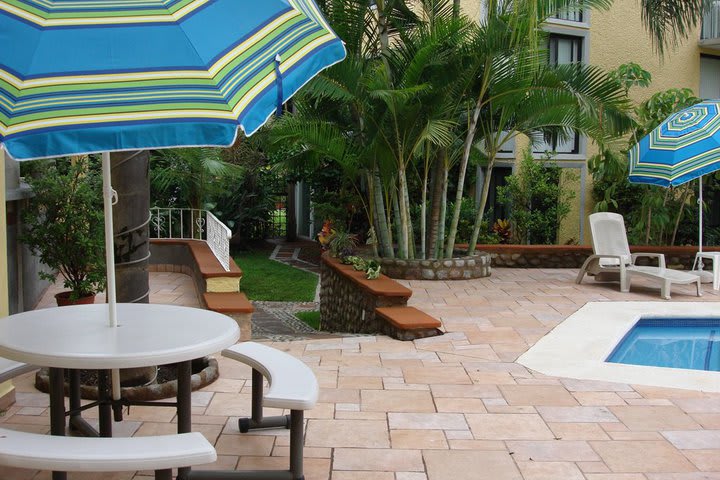 Pool at Quinta del Gobernador hotel in Cuernavaca