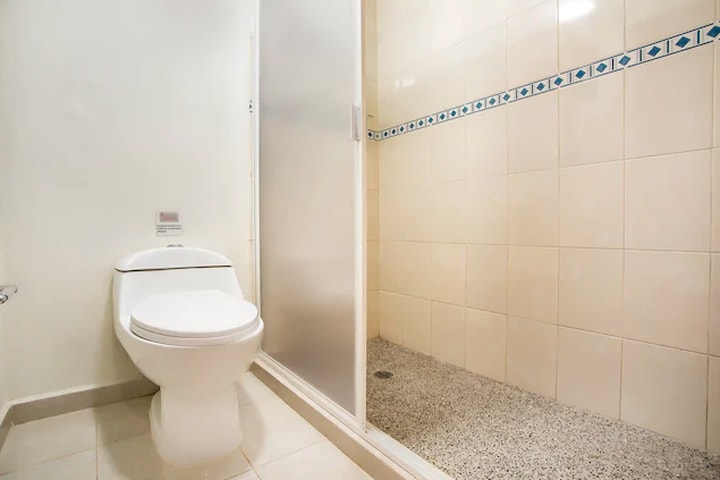 Interior de un baño privado