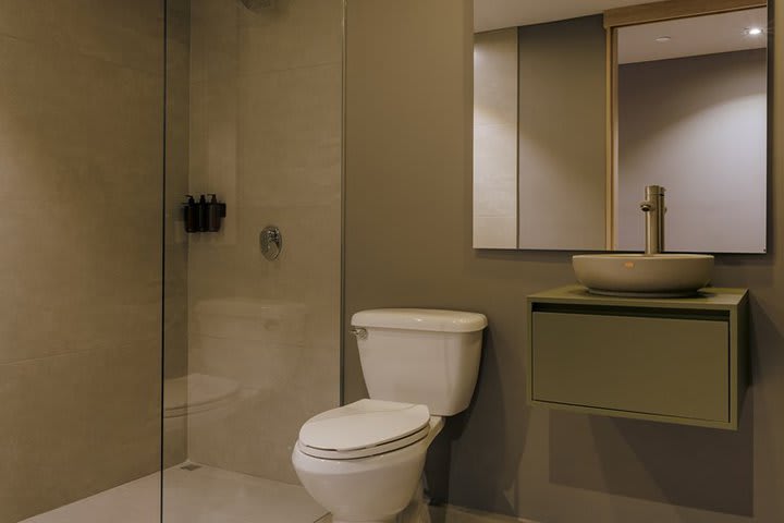 Baño privado de una habitación estándar