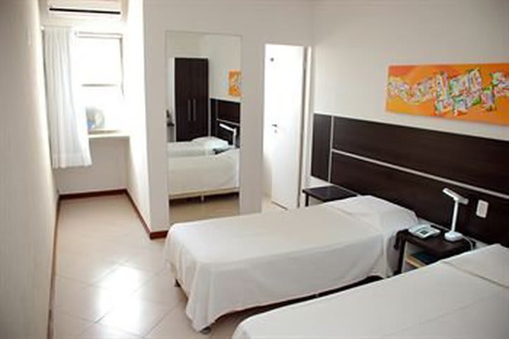 Spacious apartments at Hotel Oceanico in Salvador da Bahia