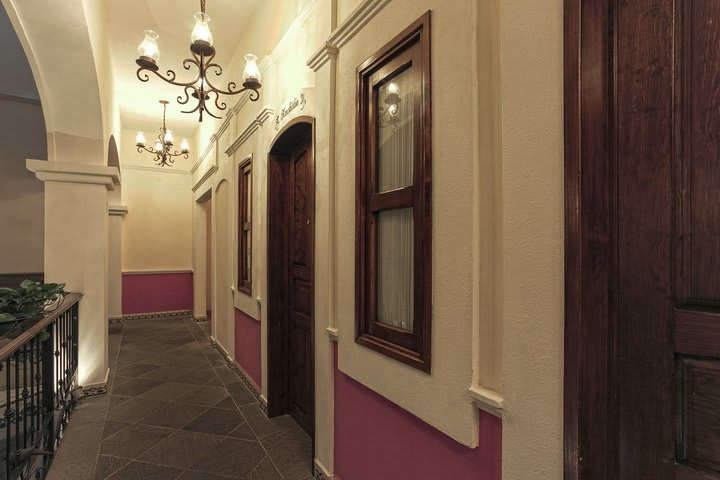 Hallway in the rooms