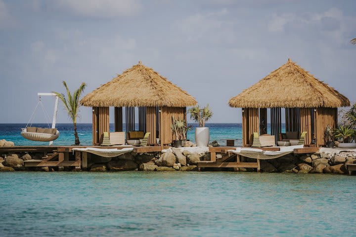 Cabins on the island