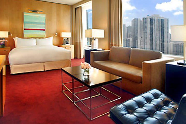 Superior room at the Sofitel Chicago Water Tower hotel