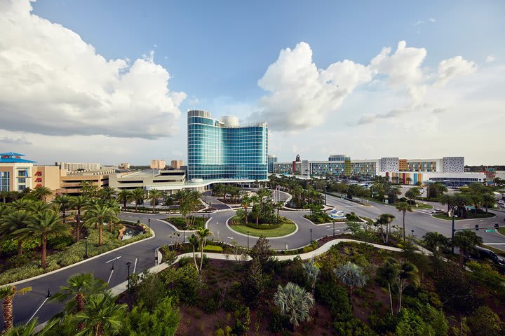 The hotel is part of the Universal resort