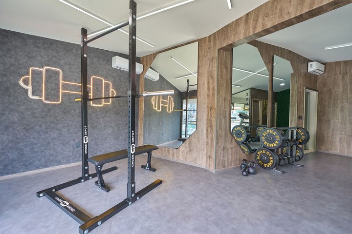 View of the fitness center