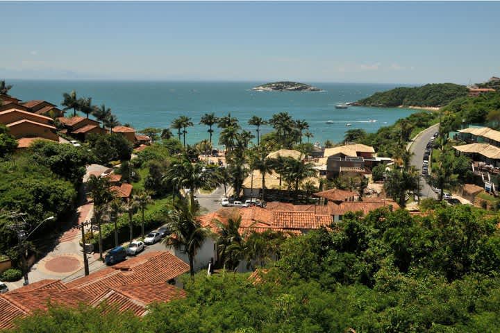 Ilha Branca es un hotel en la península de Búzios
