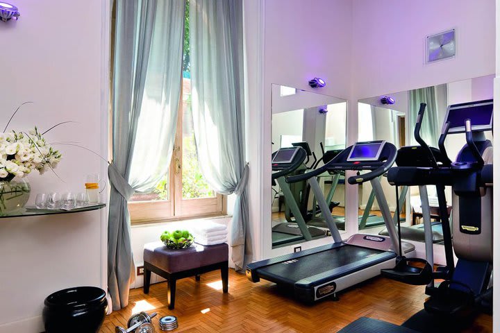 El hotel Sofitel Rome Villa Borghese tiene gimnasio