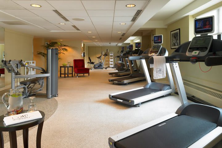 En el The Allerton Hotel en Chicago hay un gimnasio