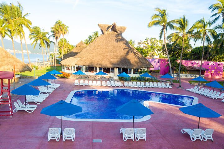 Vista del aérea de piscinas