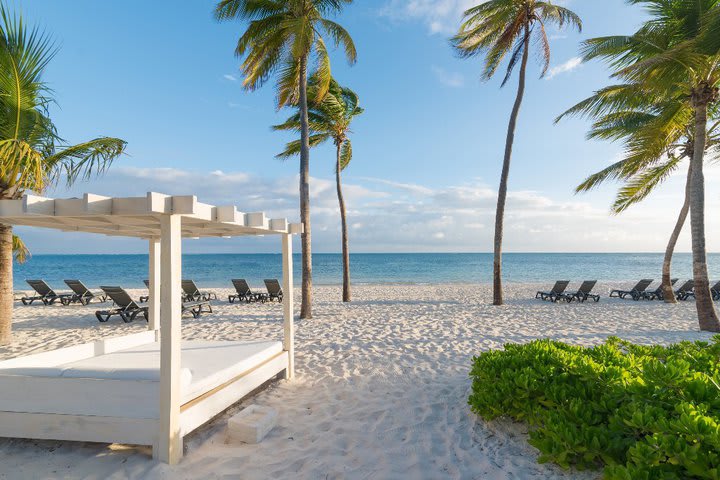 Sitting area at the beach