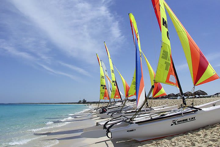 Veleros en la playa