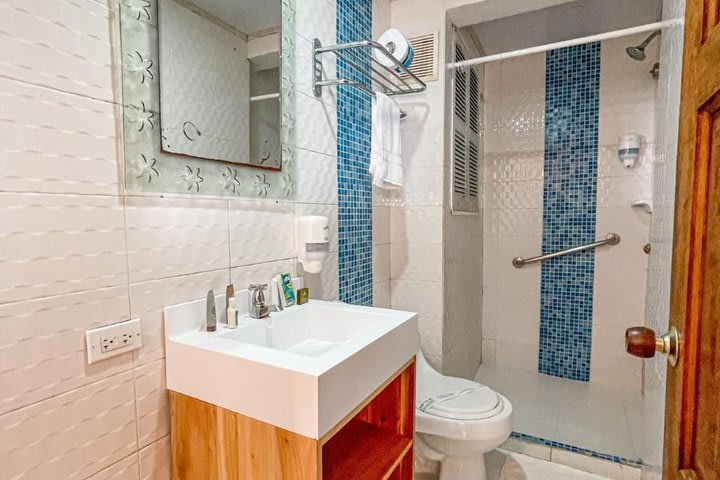 Baño de una suite familiar