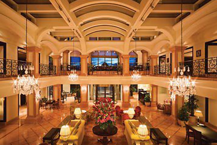 Lobby area of the JW Marriott Rio de Janeiro hotel