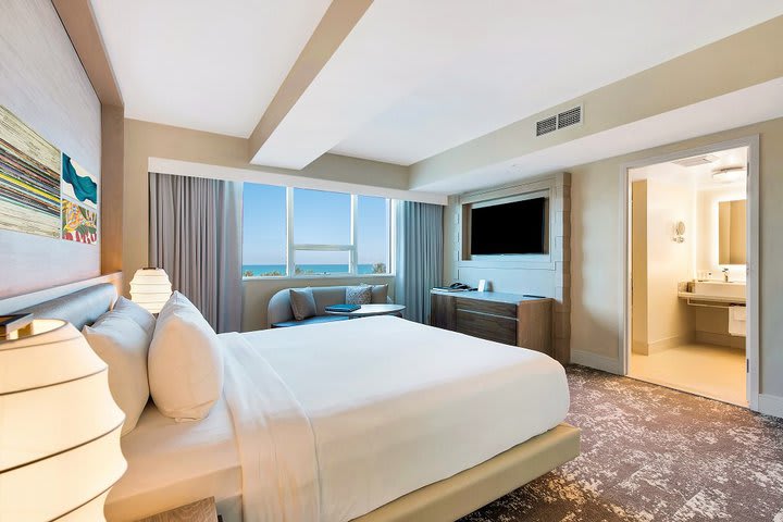 Premium king guest room with ocean view