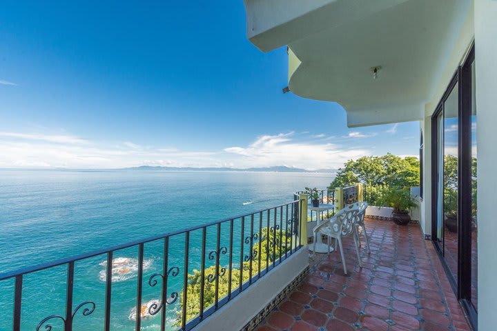 Balcony with chairs