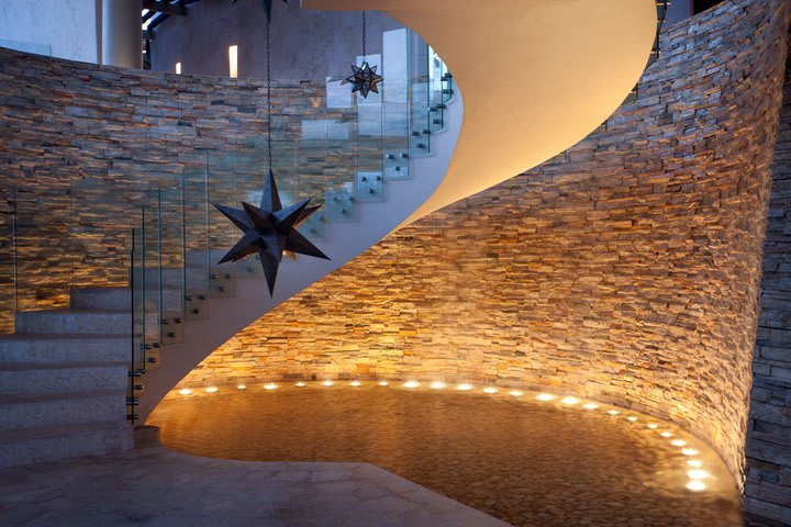 Front desk at the Rosewood Mayakoba hotel in Riviera Maya